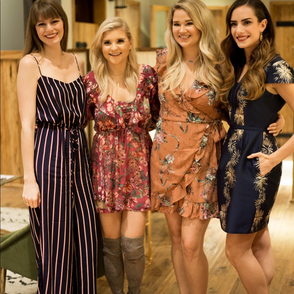 Rue Stiic EUC red white and blue jumpsuit